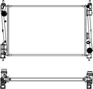 SAKURA Automotive 3151-1007 - Radiators, Motora dzesēšanas sistēma ps1.lv