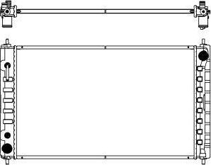 SAKURA Automotive 3341-8501 - Radiators, Motora dzesēšanas sistēma ps1.lv