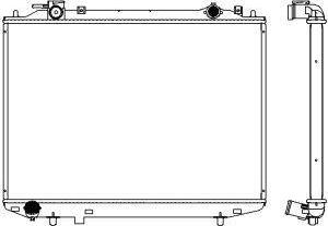 SAKURA Automotive 3301-1037 - Radiators, Motora dzesēšanas sistēma ps1.lv