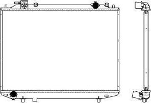 SAKURA Automotive 3301-1028 - Radiators, Motora dzesēšanas sistēma ps1.lv