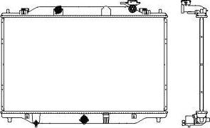 SAKURA Automotive 3301-8508 - Radiators, Motora dzesēšanas sistēma ps1.lv