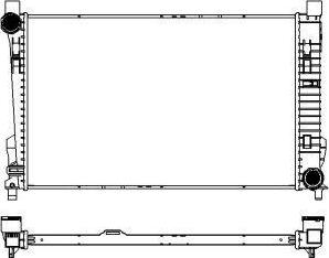 SAKURA Automotive 3311-1004 - Radiators, Motora dzesēšanas sistēma ps1.lv