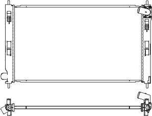 SAKURA Automotive 3321-8503 - Radiators, Motora dzesēšanas sistēma ps1.lv