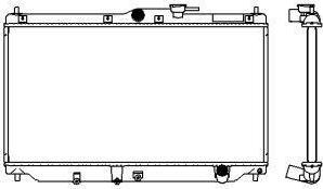 SAKURA Automotive 3211-1034 - Radiators, Motora dzesēšanas sistēma ps1.lv