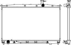 SAKURA Automotive 3221-1018 - Radiators, Motora dzesēšanas sistēma ps1.lv