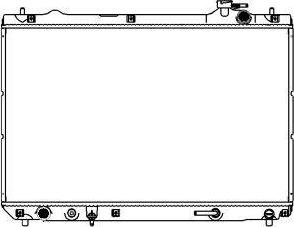 SAKURA Automotive 3271-1006 - Radiators, Motora dzesēšanas sistēma ps1.lv