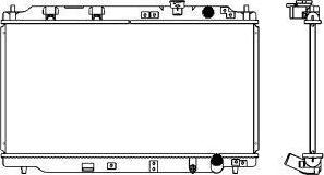 SAKURA Automotive 2071-1001 - Radiators, Motora dzesēšanas sistēma ps1.lv