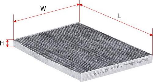 SAKURA Automotive CAC-1810 - Filtrs, Salona telpas gaiss ps1.lv