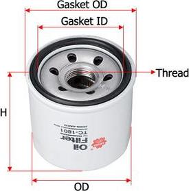 SAKURA Automotive TC-1801 - Hidrofiltrs, Automātiskā pārnesumkārba ps1.lv