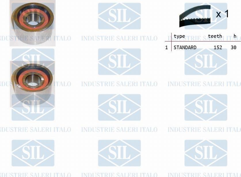 Saleri SIL TK1044 - Zobsiksnas komplekts ps1.lv