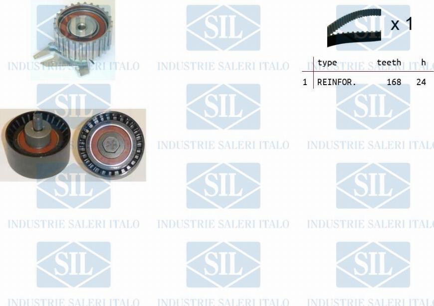 Saleri SIL TK1141 - Zobsiksnas komplekts ps1.lv