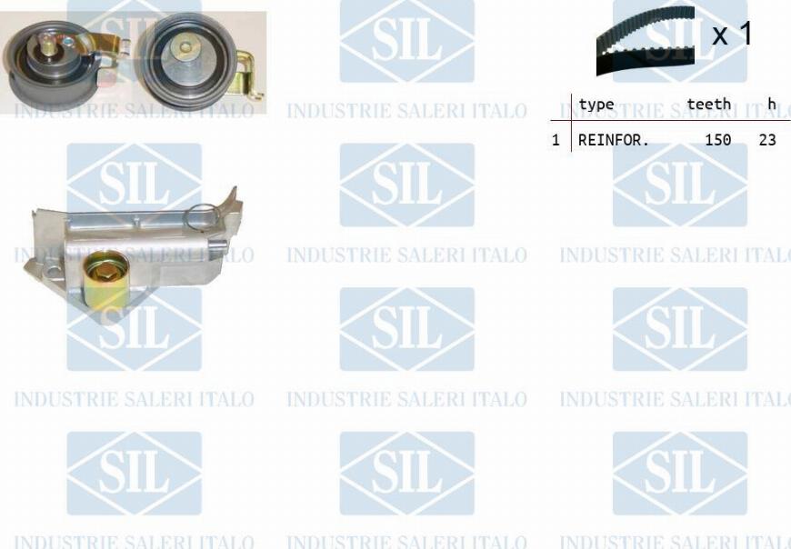 Saleri SIL TK1104 - Zobsiksnas komplekts ps1.lv