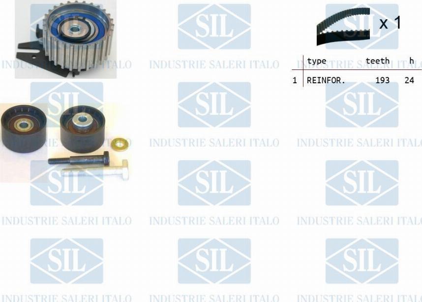 Saleri SIL TK1356 - Zobsiksnas komplekts ps1.lv