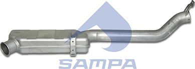 Sampa 041.371 - Izplūdes gāzu trokšņa slāpētājs (pēdējais) ps1.lv