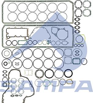 Sampa 020.753 - Blīvju komplekts, Dzinējs ps1.lv