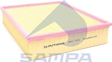 Sampa 207.318 - Gaisa filtrs ps1.lv