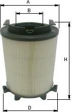 SAMPIYON FILTER CH 1299 - Gaisa filtrs ps1.lv