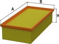 SAMPIYON FILTER CP 0065 - Gaisa filtrs ps1.lv