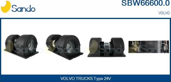 Sando SBW66600.0 - Salona ventilators ps1.lv