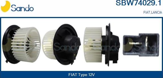 Sando SBW74029.1 - Salona ventilators ps1.lv