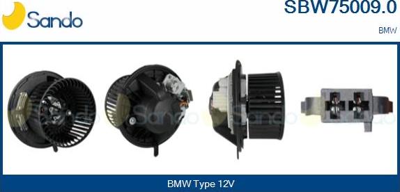 Sando SBW75009.0 - Salona ventilators ps1.lv