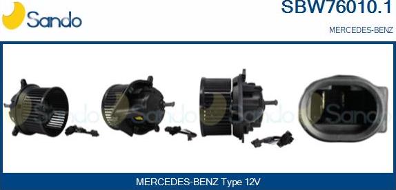 Sando SBW76010.1 - Salona ventilators ps1.lv