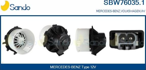 Sando SBW76035.1 - Salona ventilators ps1.lv