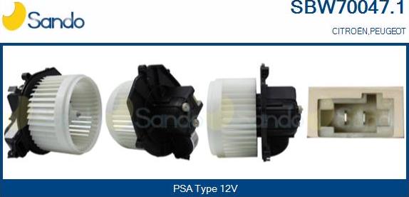 Sando SBW70047.1 - Salona ventilators ps1.lv