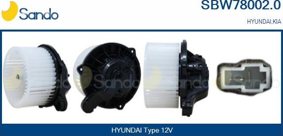 Sando SBW78002.0 - Salona ventilators ps1.lv