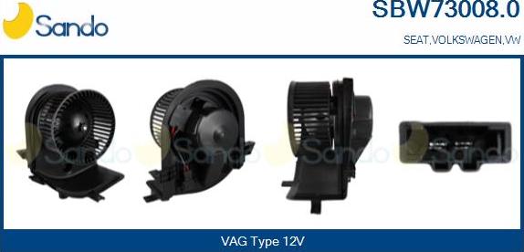 Sando SBW73008.0 - Salona ventilators ps1.lv