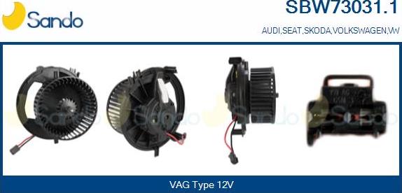 Sando SBW73031.1 - Salona ventilators ps1.lv