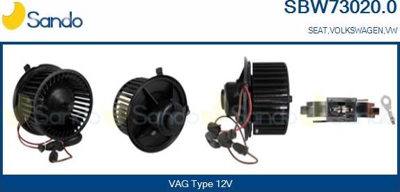 Sando SBW73020.0 - Salona ventilators ps1.lv