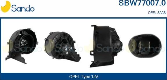 Sando SBW77007.0 - Salona ventilators ps1.lv