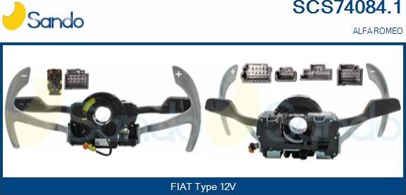Sando SCS74084.1 - Slēdzis uz stūres statnes ps1.lv