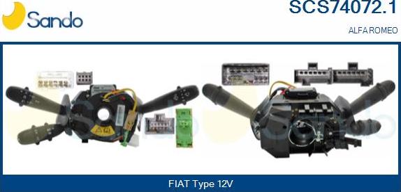 Sando SCS74072.1 - Slēdzis uz stūres statnes ps1.lv