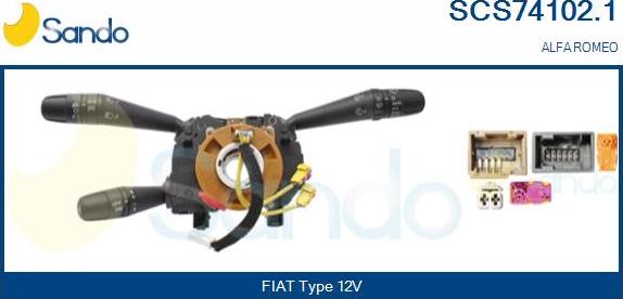 Sando SCS74102.1 - Slēdzis uz stūres statnes ps1.lv