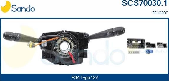 Sando SCS70030.1 - Slēdzis uz stūres statnes ps1.lv