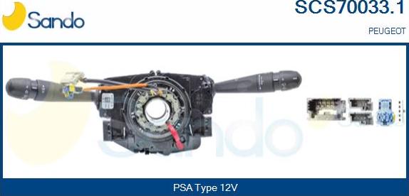 Sando SCS70033.1 - Slēdzis uz stūres statnes ps1.lv