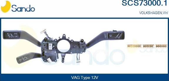 Sando SCS73000.1 - Slēdzis uz stūres statnes ps1.lv