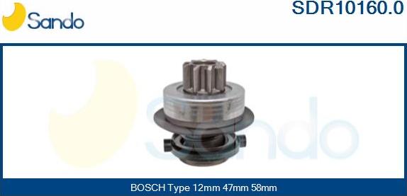 Sando SDR10160.0 - Zobrats, Starteris ps1.lv