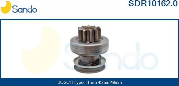 Sando SDR10162.0 - Zobrats, Starteris ps1.lv