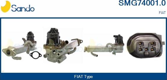 Sando SMG74001.0 - Izpl. gāzu recirkulācijas modulis ps1.lv