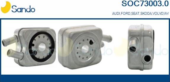 Sando SOC73003.0 - Eļļas radiators, Motoreļļa ps1.lv