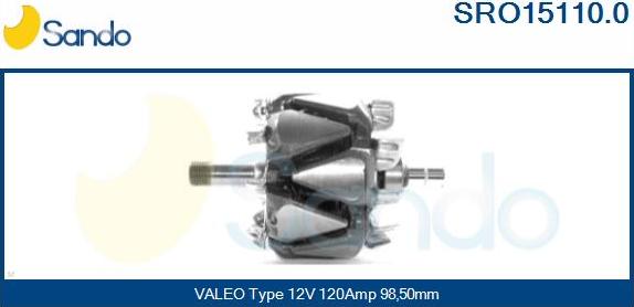 Sando SRO15110.0 - Rotors, Ģenerators ps1.lv