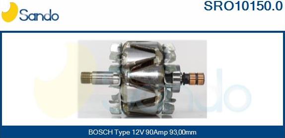 Sando SRO10150.0 - Rotors, Ģenerators ps1.lv