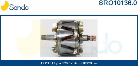 Sando SRO10136.0 - Rotors, Ģenerators ps1.lv