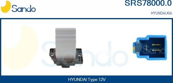 Sando SRS78000.0 - Rezistors, Salona ventilators ps1.lv