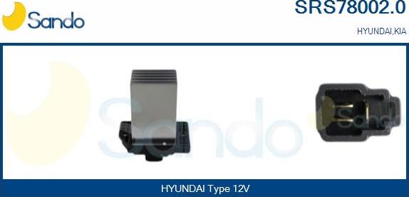 Sando SRS78002.0 - Rezistors, Salona ventilators ps1.lv