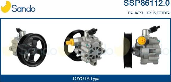 Sando SSP86112.0 - Hidrosūknis, Stūres iekārta ps1.lv