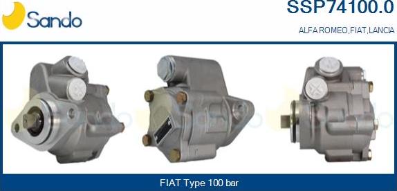 Sando SSP74100.0 - Hidrosūknis, Stūres iekārta ps1.lv